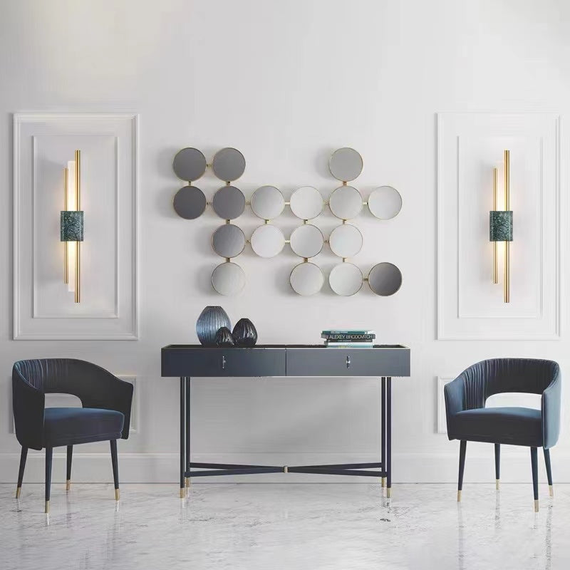 Arisha Moderna LED Applique LED Metallo/Marmo - Relic Pieces