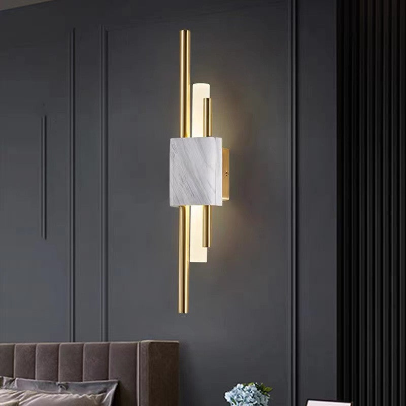 Arisha Moderna LED Applique LED Metallo/Marmo - Relic Pieces