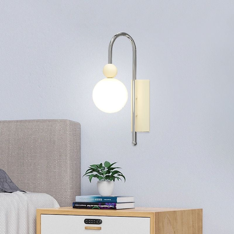 Valentina Moderno LED Metallo Vetro Applique Camera da Letto Corridoio