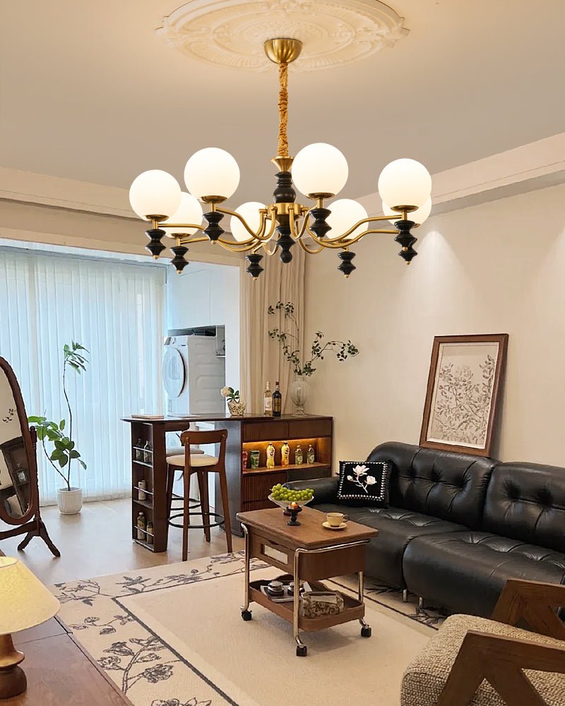 Ordore lampadario in legno Eleganza Tradizionale vintage