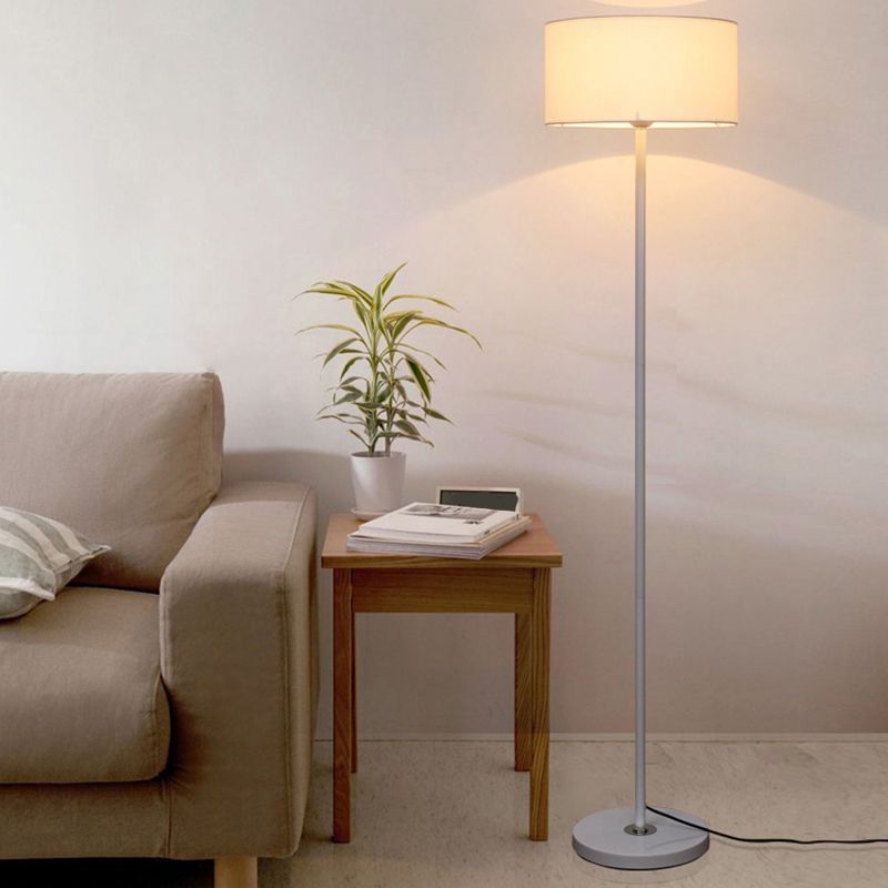 Tiffany Design LED Lampade da Terra Nero Metallo/Tessuto Salotto/Camera da Letto