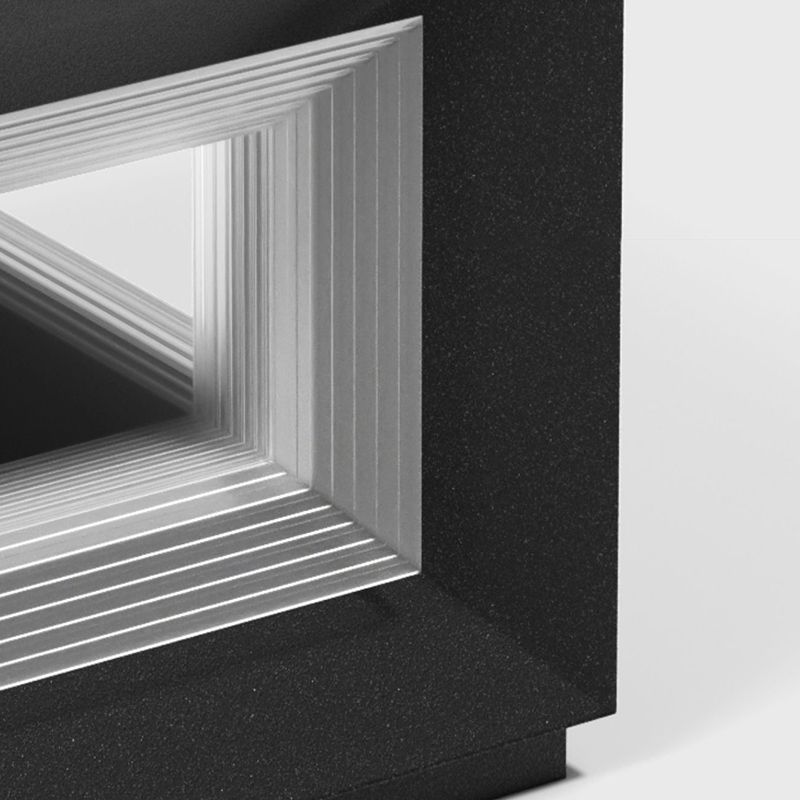 Ray Contemporaneo Quadrate Solare Metallo Lampade da Esterno