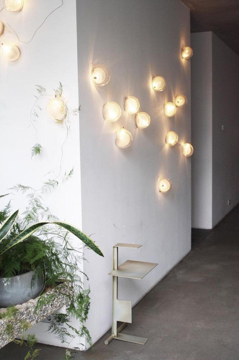 Sostor lampada da parete Premium in vetro Art Nordico e metallo