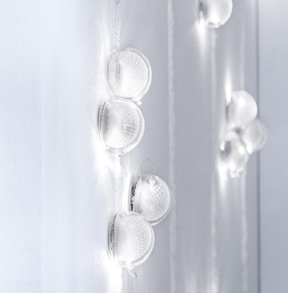 Sostor lampada da parete Premium in vetro Art Nordico e metallo