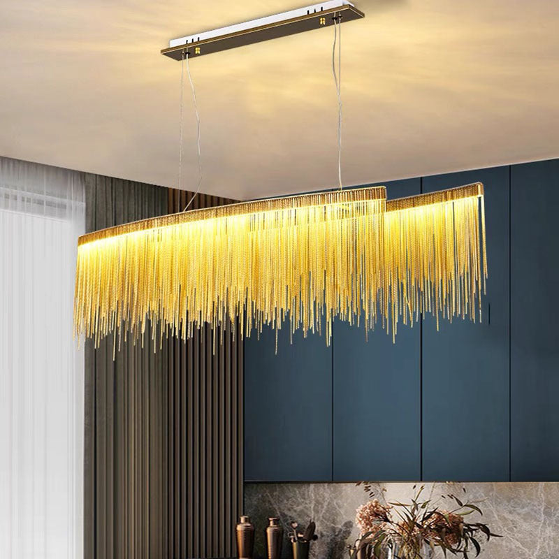 Arisha Lampade a Sospensione Metallo/Acrilico Oro/Cromo Lusso