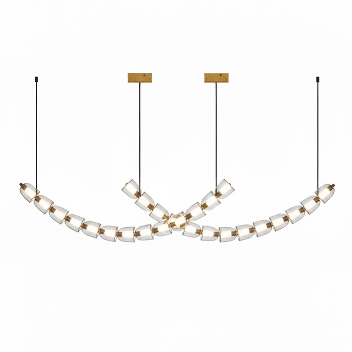 Nexus Oro lampadario in cristallo - 元字段测试