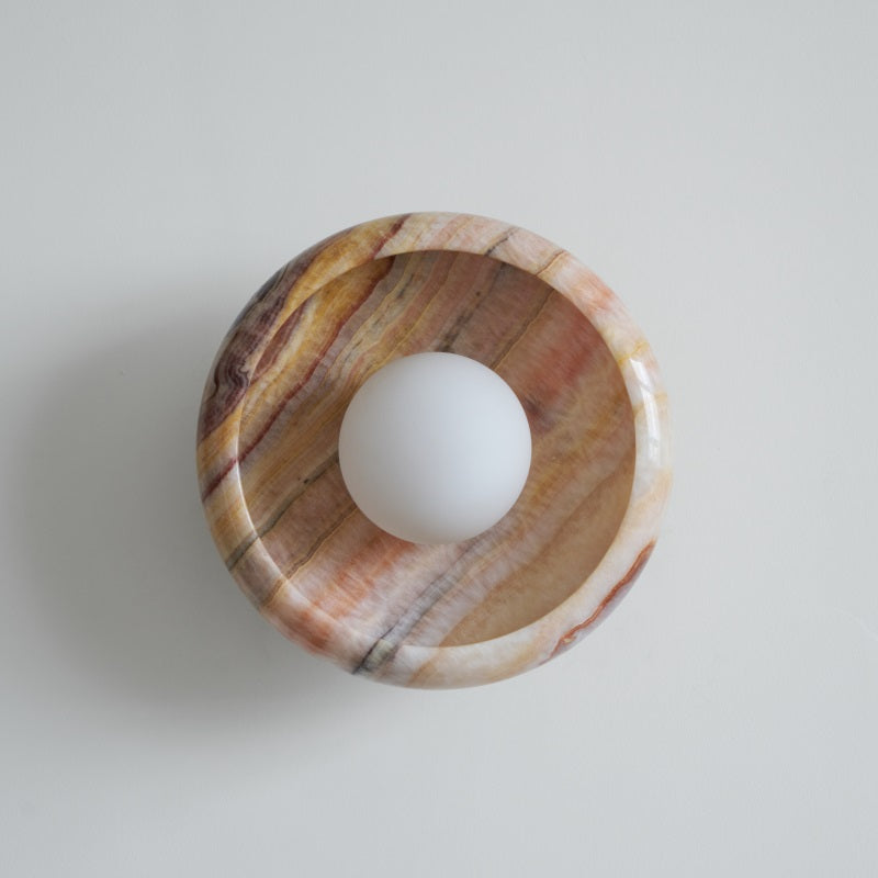 Onvix Natural Onyx lampada da parete