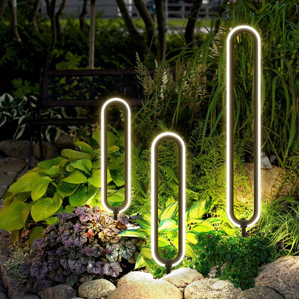 Ray Moderno LED Metallo/Acrilico Solare Lampade da Esterno