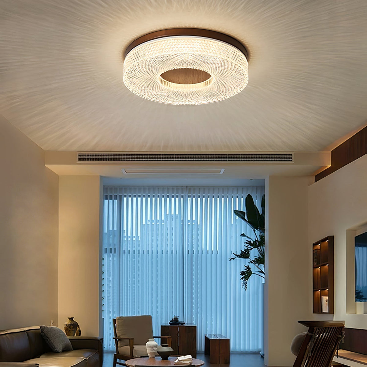 Nirinelle lampada da soffitto Anello in acrilico moderno minimalista