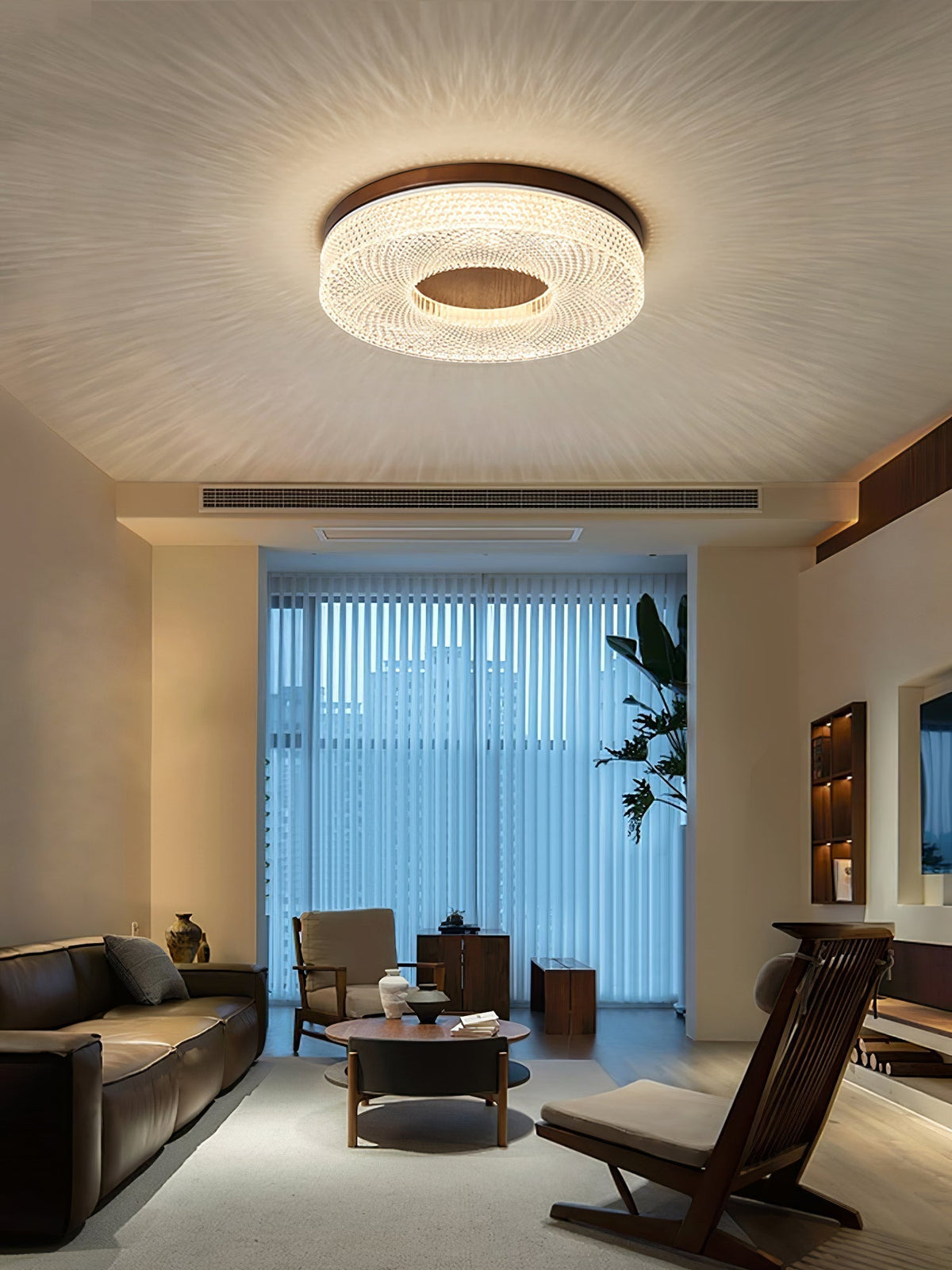 Nirinelle lampada da soffitto Anello in acrilico moderno minimalista