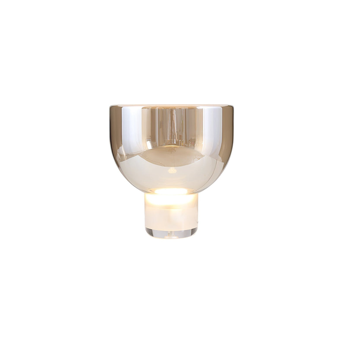 Cavm lampada da tavolo in vetro elegante