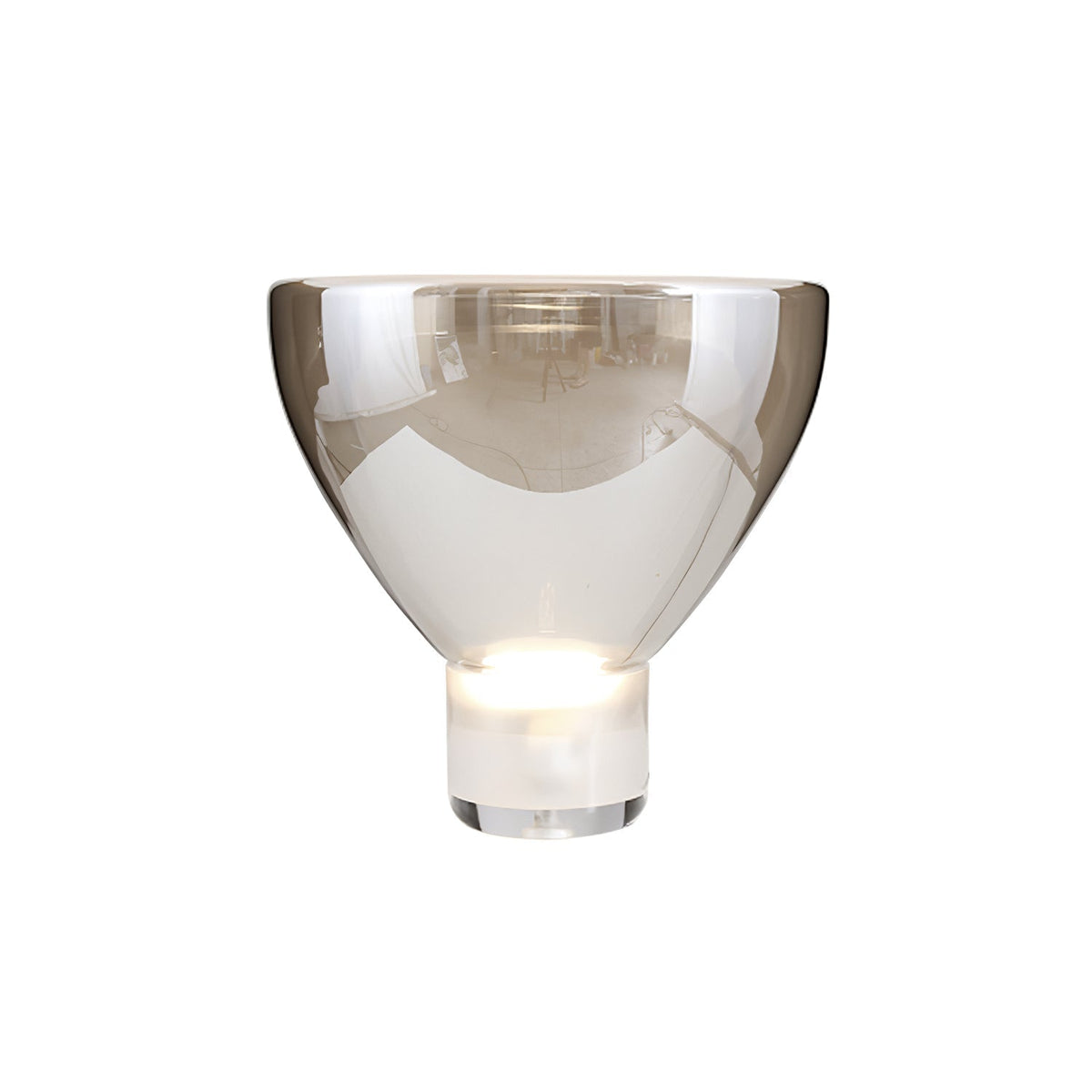 Cavm lampada da tavolo in vetro elegante