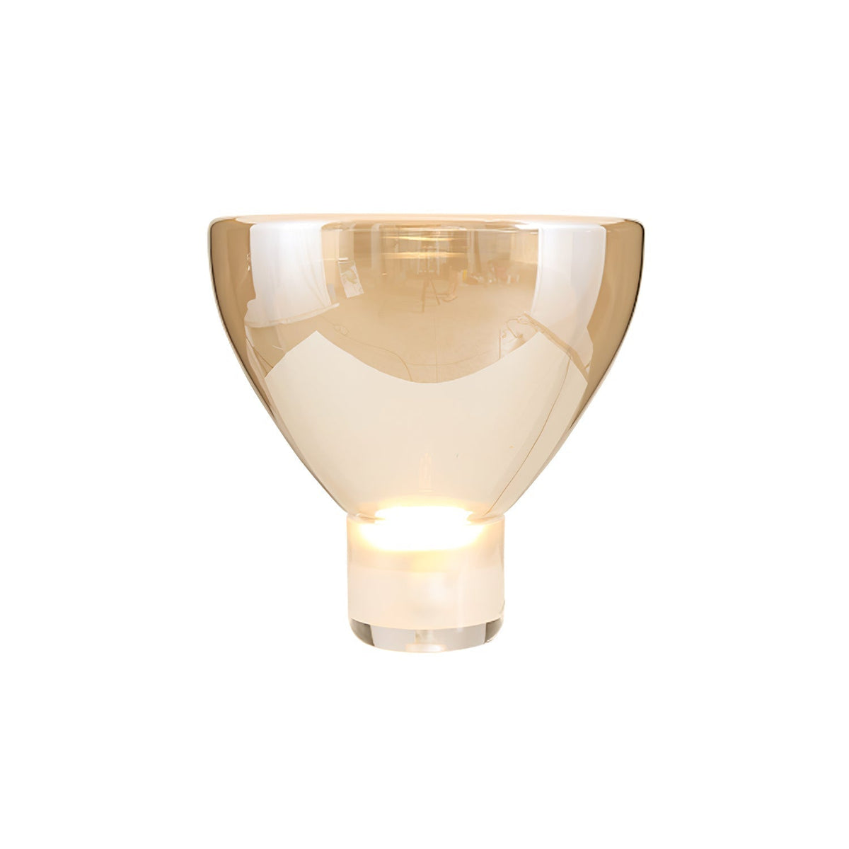 Cavm lampada da tavolo in vetro elegante