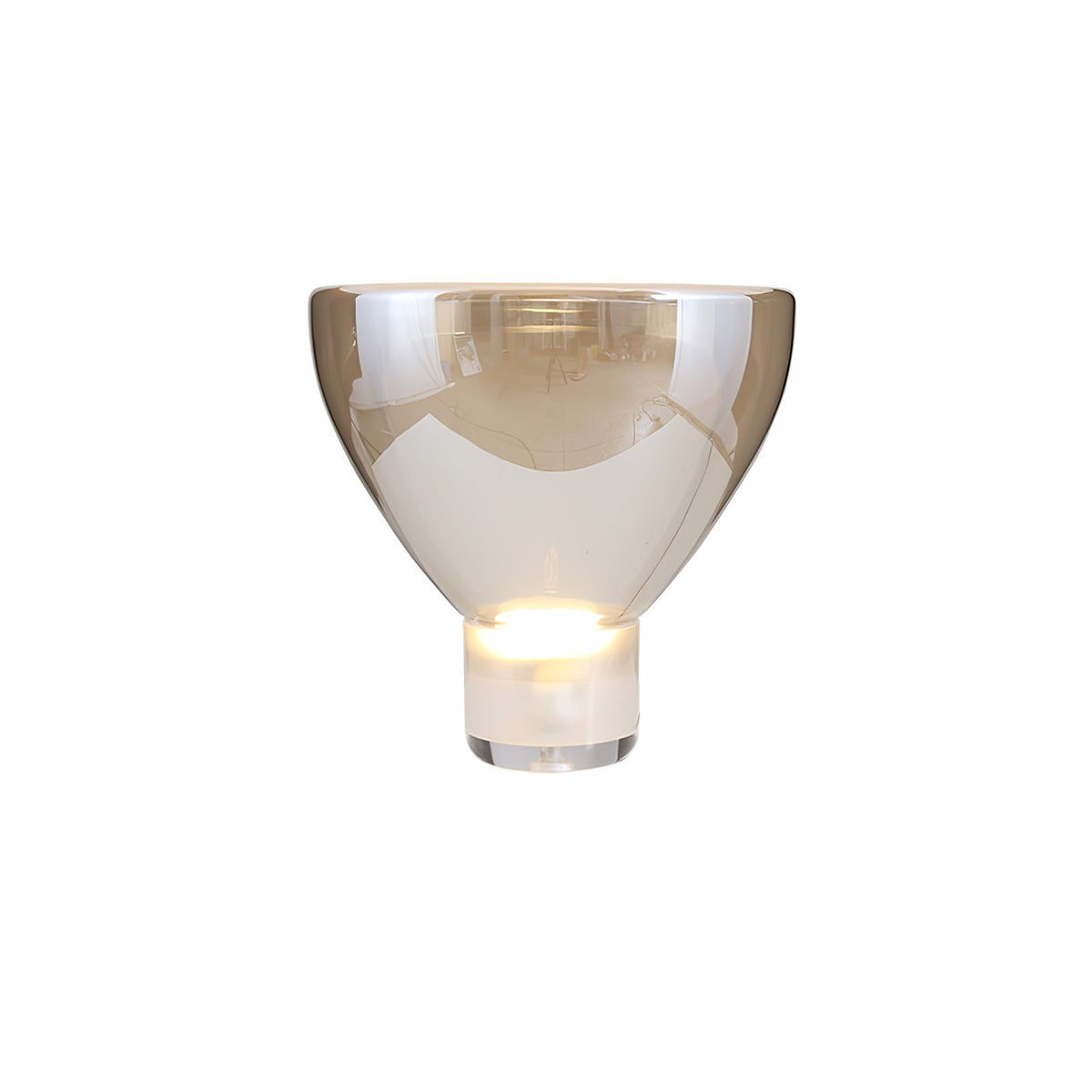 Cavm lampada da tavolo in vetro elegante