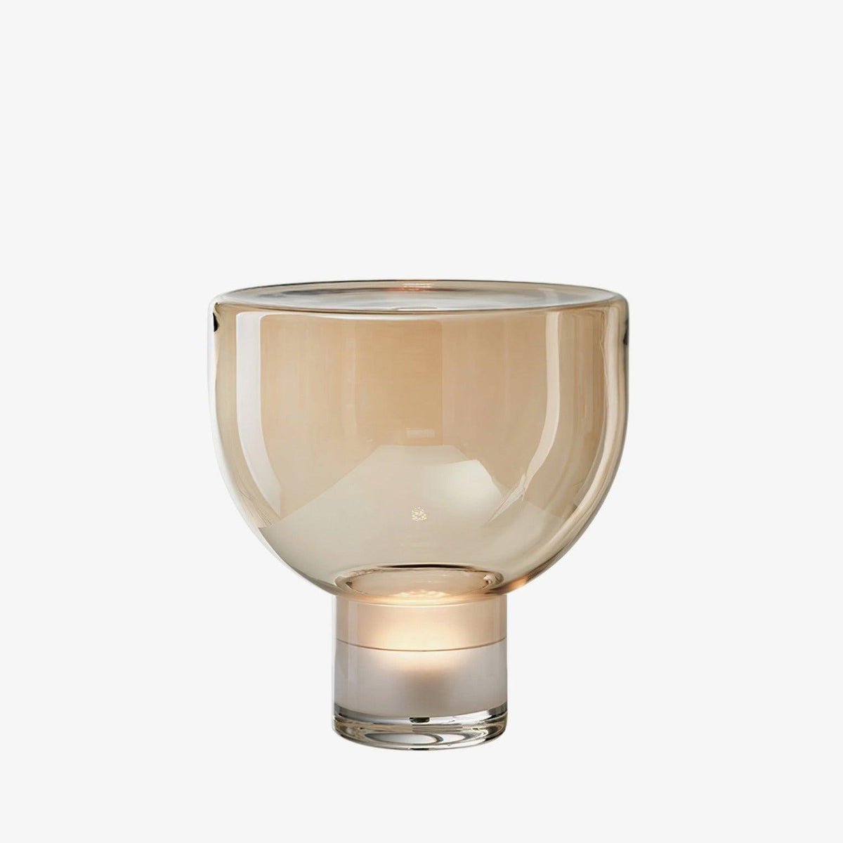 Cavm lampada da tavolo in vetro elegante