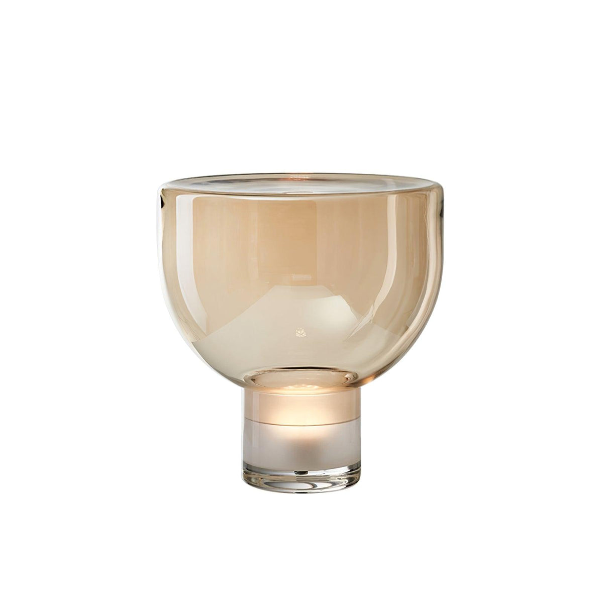 Cavm lampada da tavolo in vetro elegante