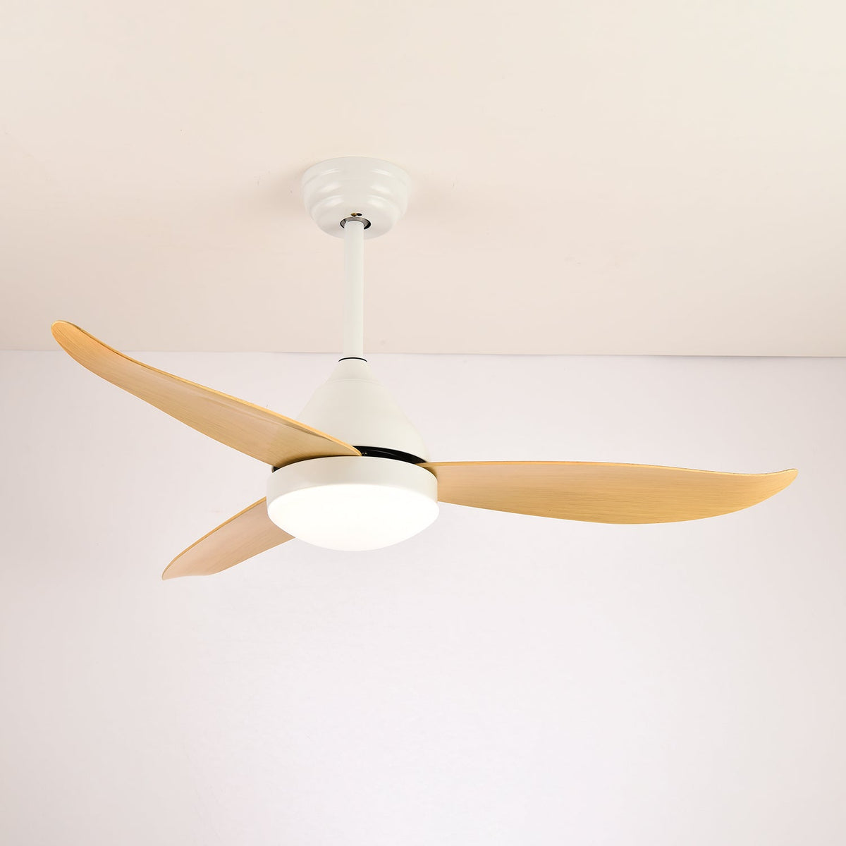 Fia Ventilatore da soffitto con luce in legno moderno