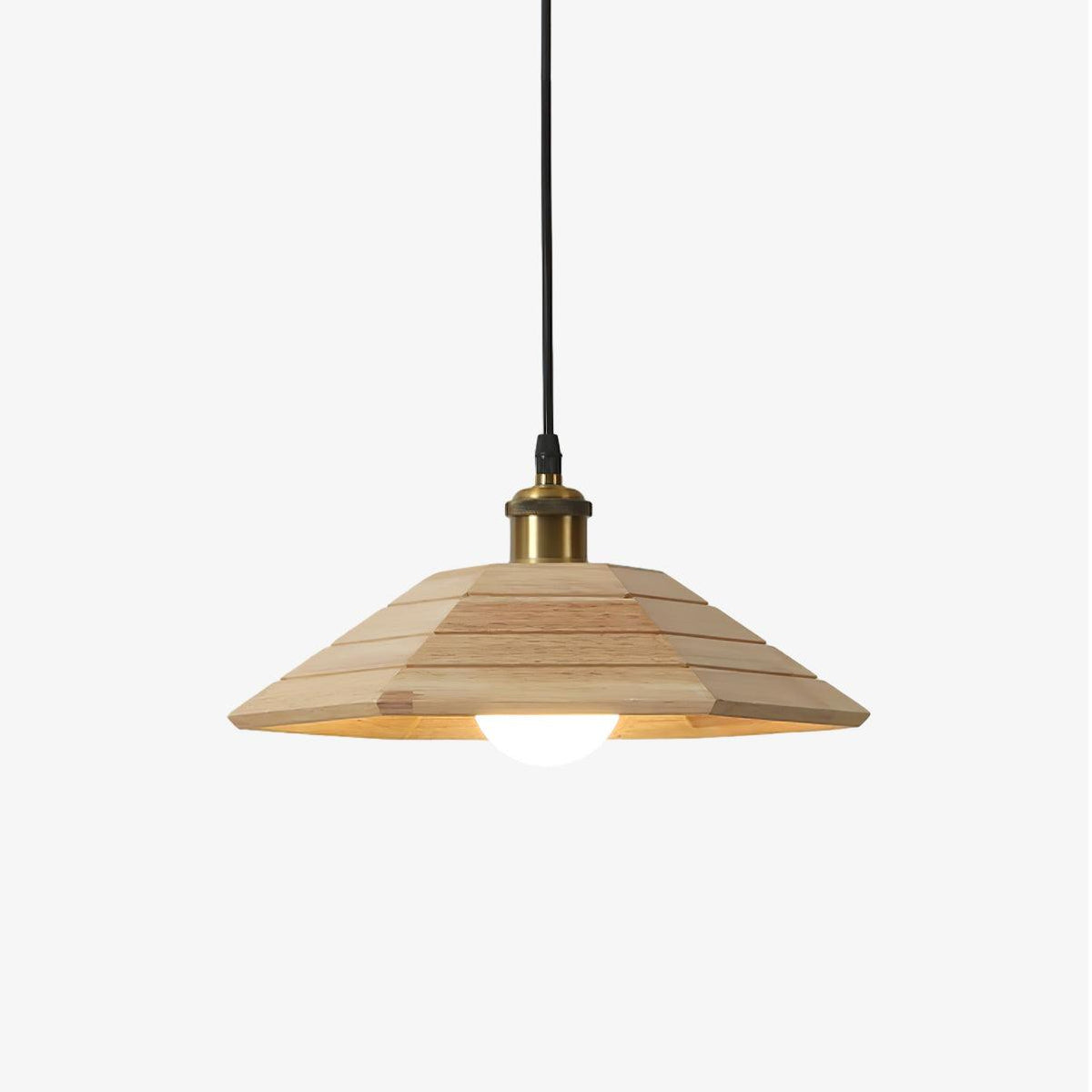 Evys lampada a sospensione in legno Stile Tradizionale Art
