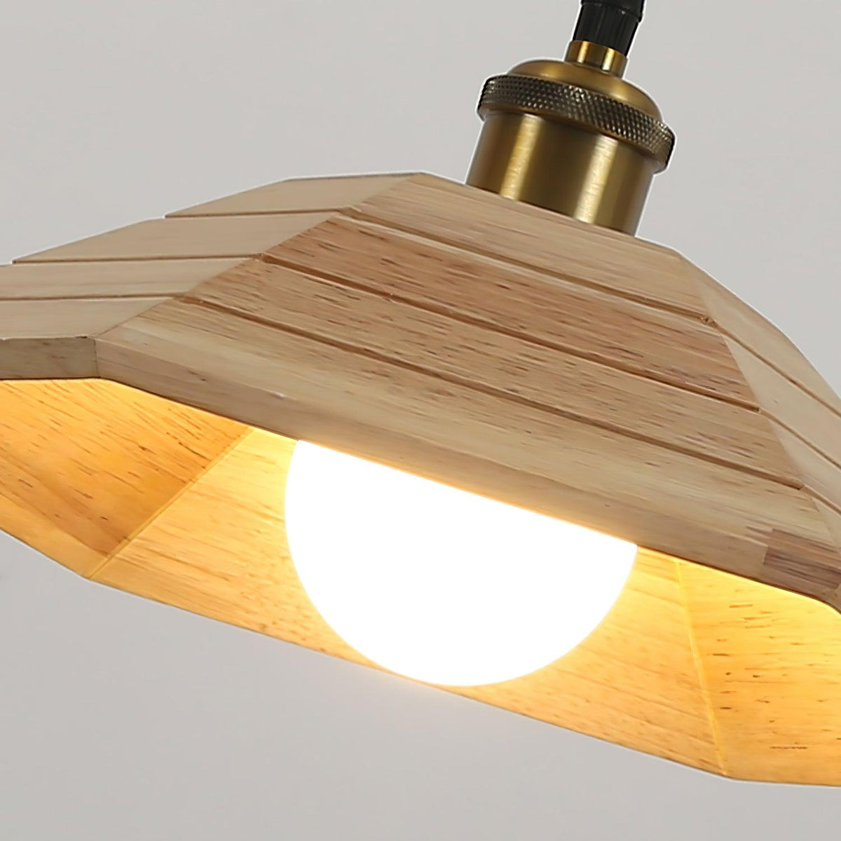 Evys lampada a sospensione in legno Stile Tradizionale Art