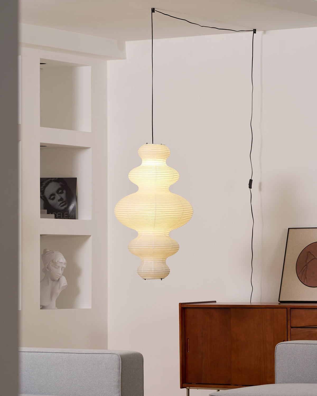 Lythaaris lampada a sospensione Natural Art
