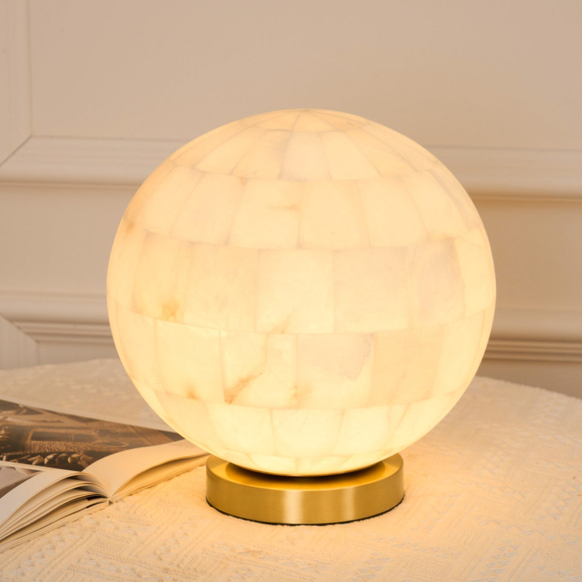 Lampada da tavolo alabastro