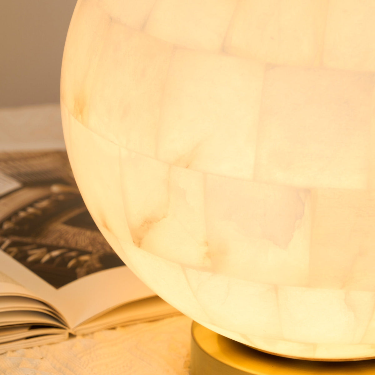 Lampada da tavolo alabastro