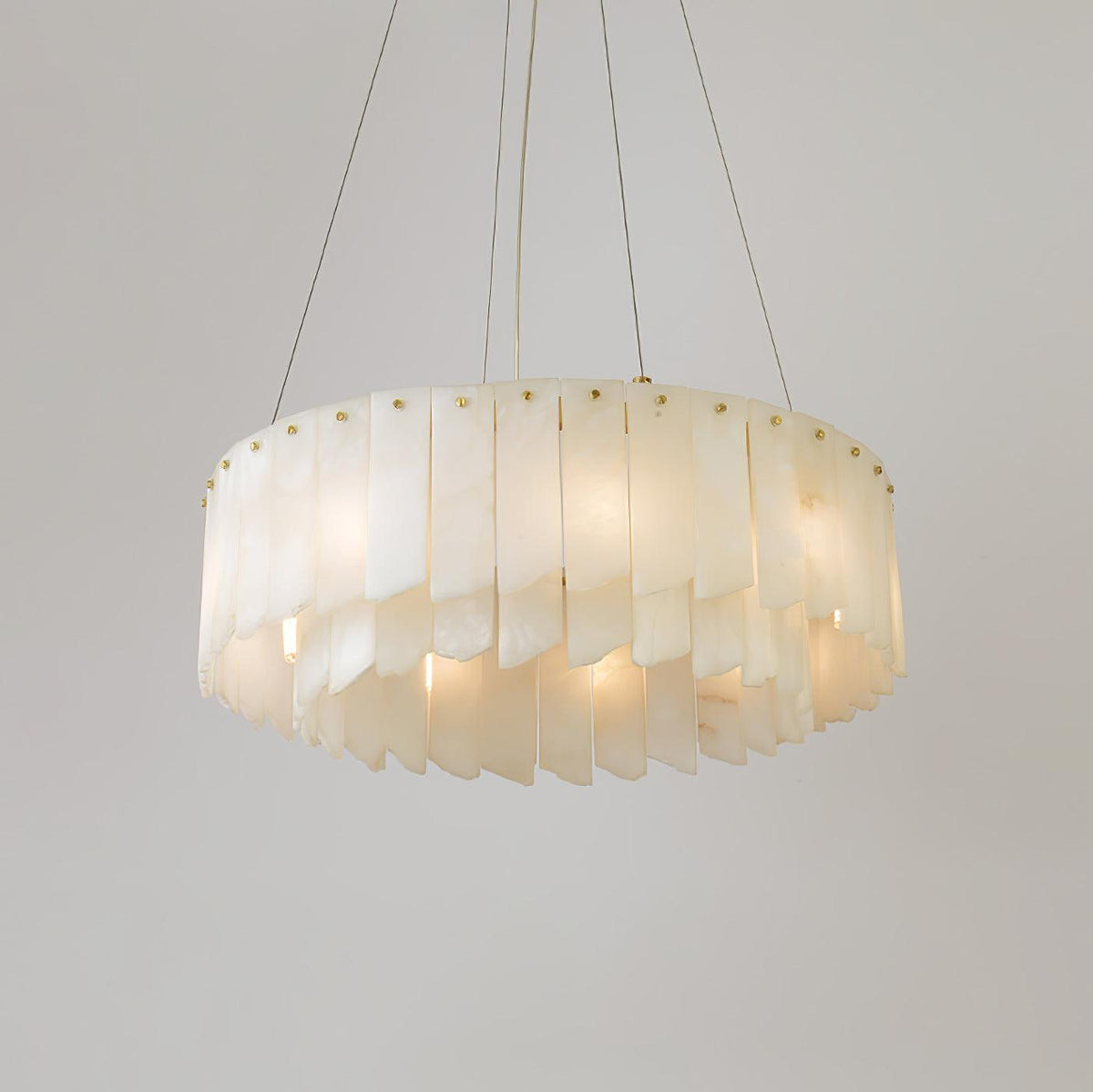 Vevelila lampadario in alabastro