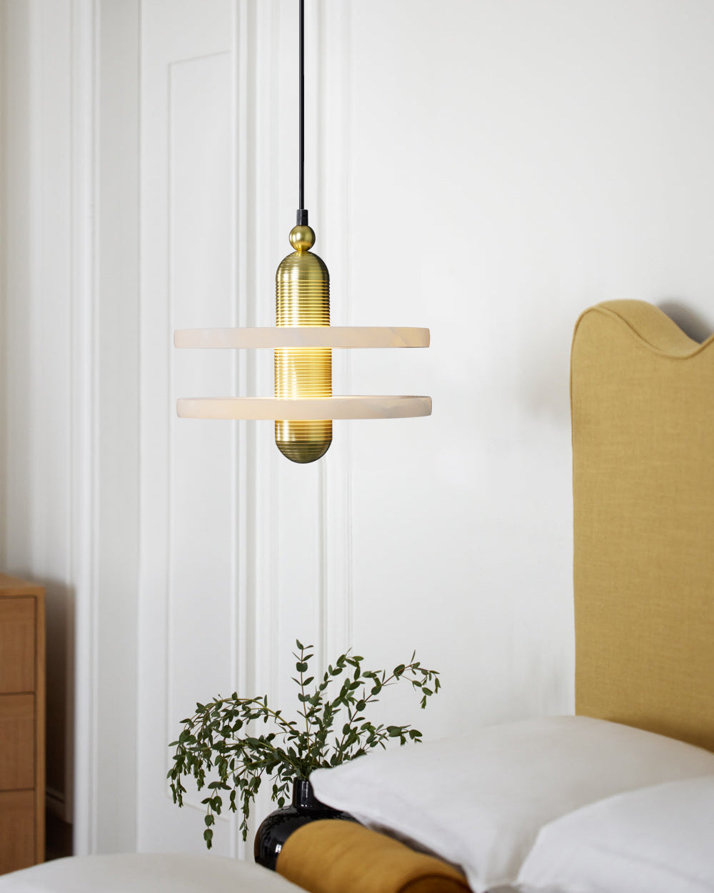 Lampada a sospensione alabastro Planes