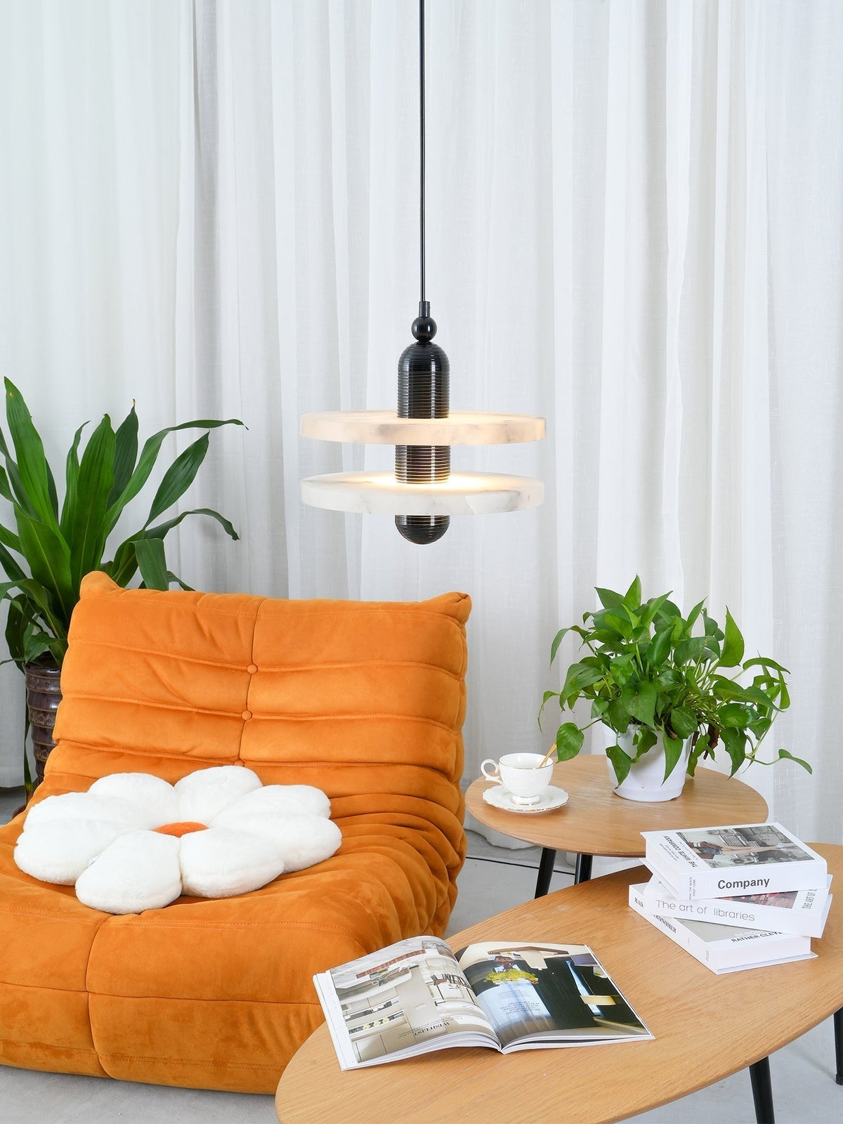 Lampada a sospensione alabastro Planes