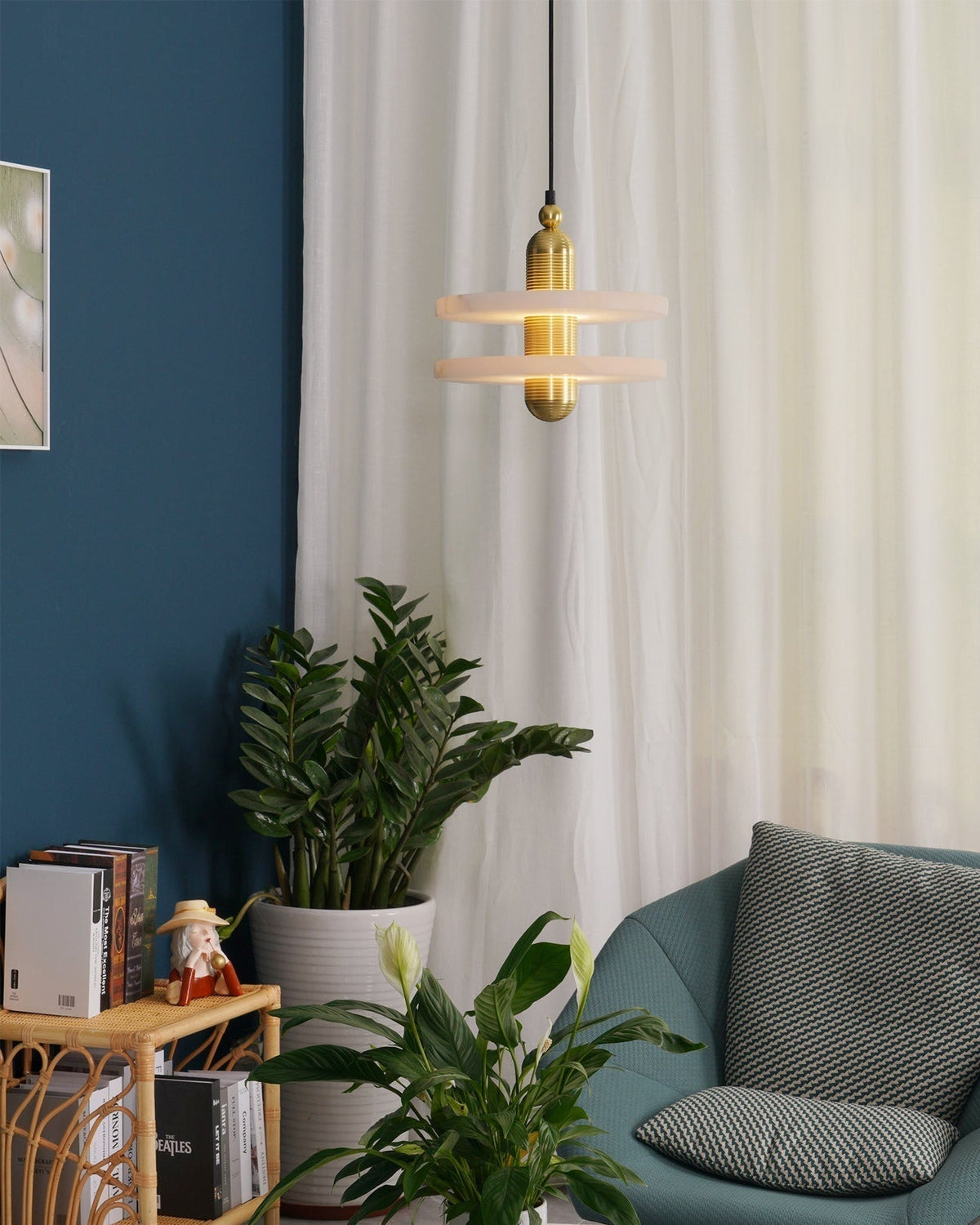 Lampada a sospensione alabastro Planes
