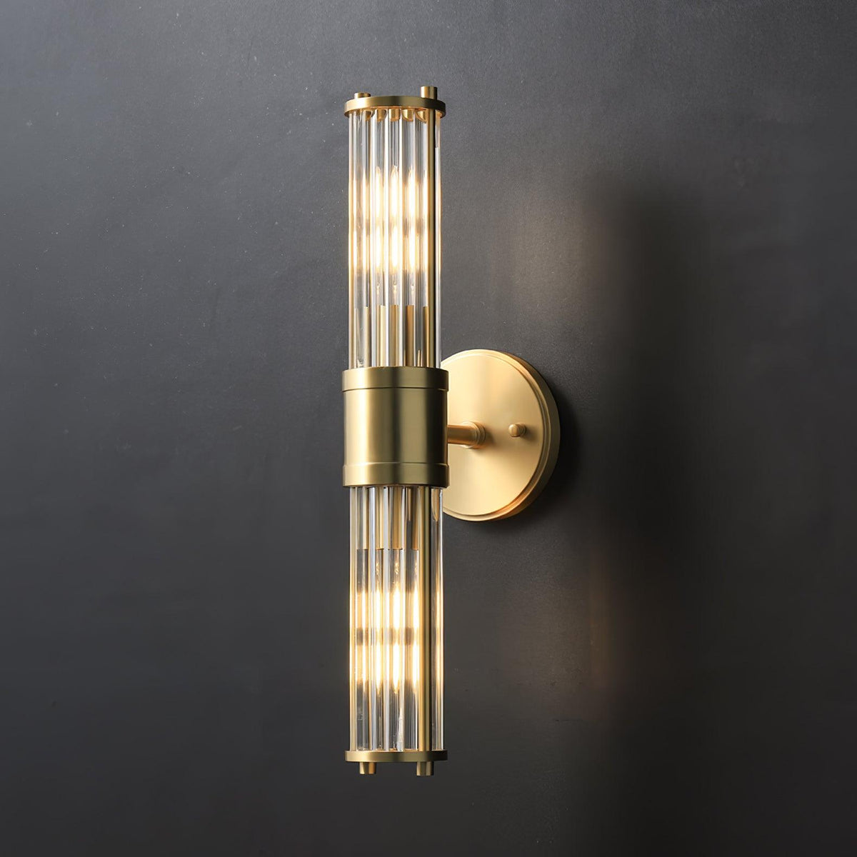 Vevenisra lampada da parete in vetro Art Nordico Cilindrica