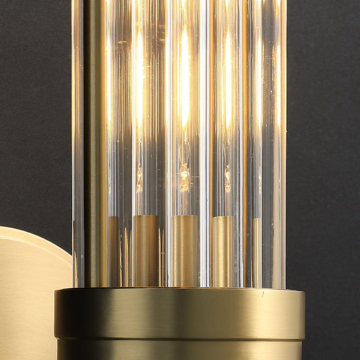 Vevenisra lampada da parete in vetro Art Nordico Cilindrica