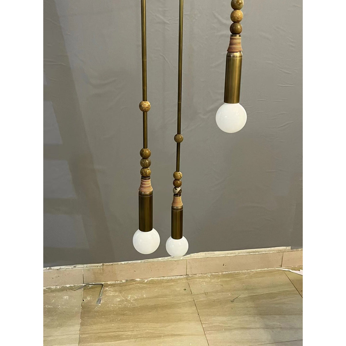 Alvuvyn lampada a sospensione moderna minimalista in marmo
