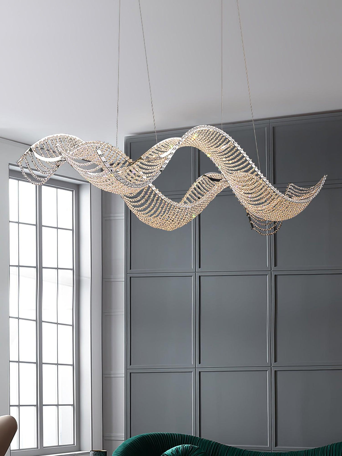 Caelox lampadario Cristallo Postmoderno di lusso