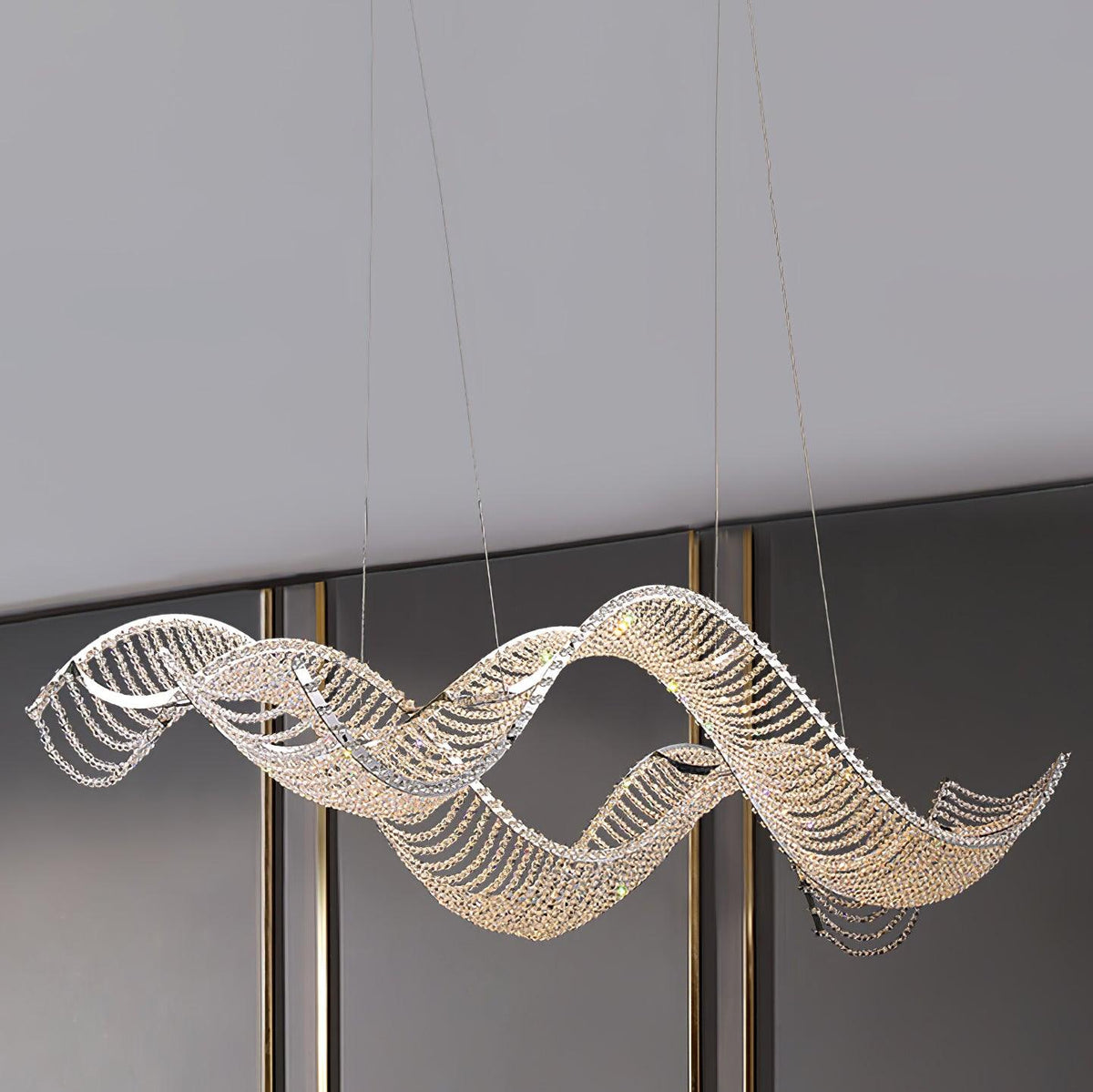 Caelox lampadario Cristallo Postmoderno di lusso
