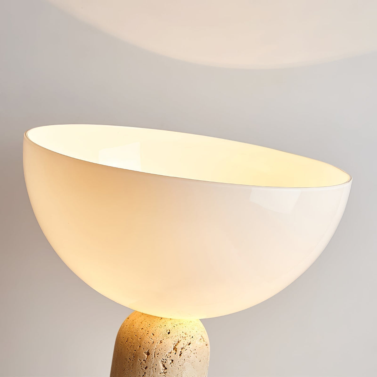 Tion travertino lampada da tavolo