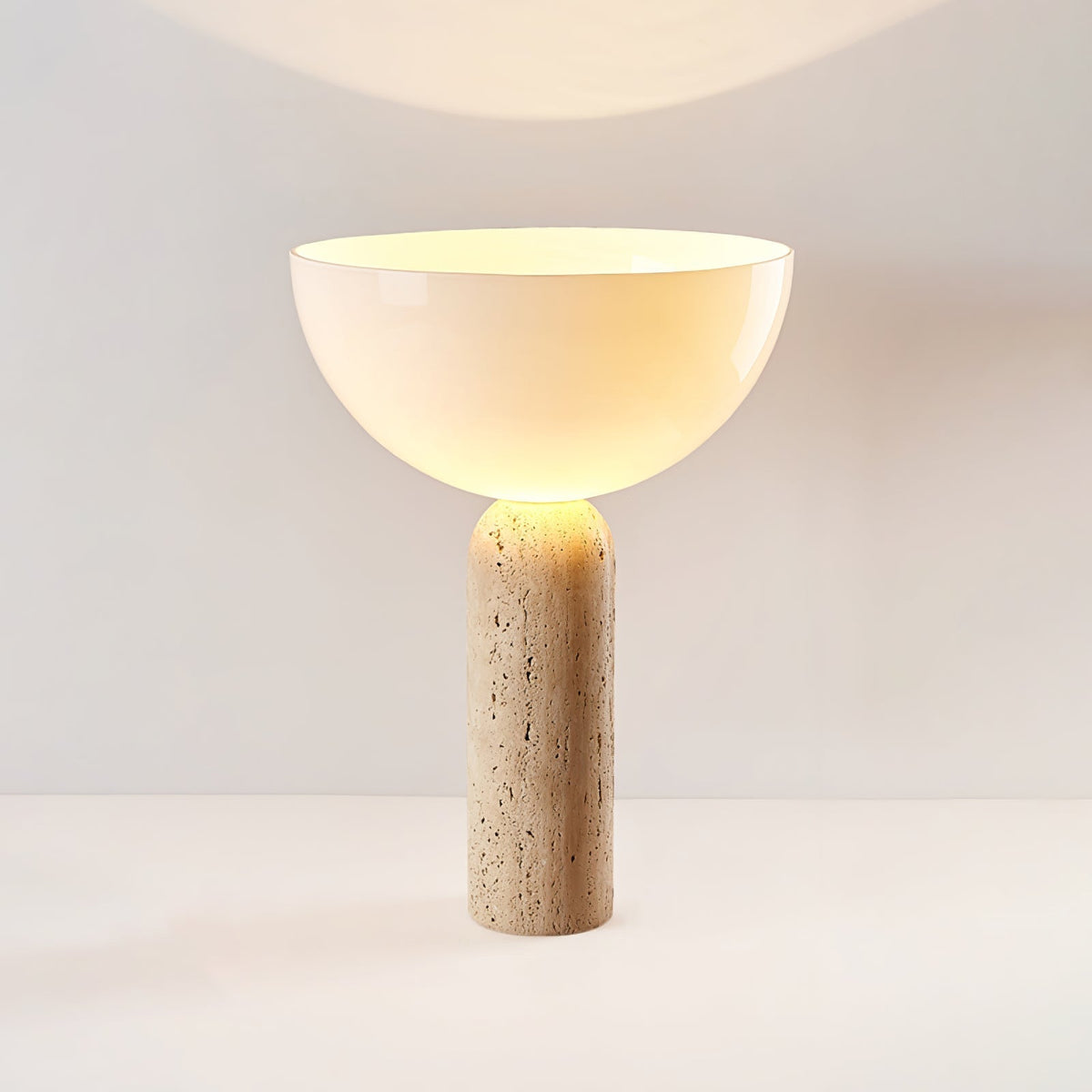 Tion travertino lampada da tavolo