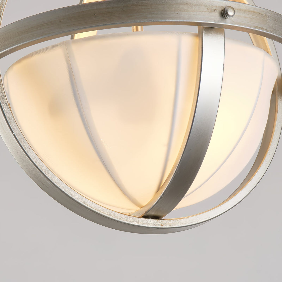 Aevuvyi lampada a sospensione metallo e tessuto moderno minimalista