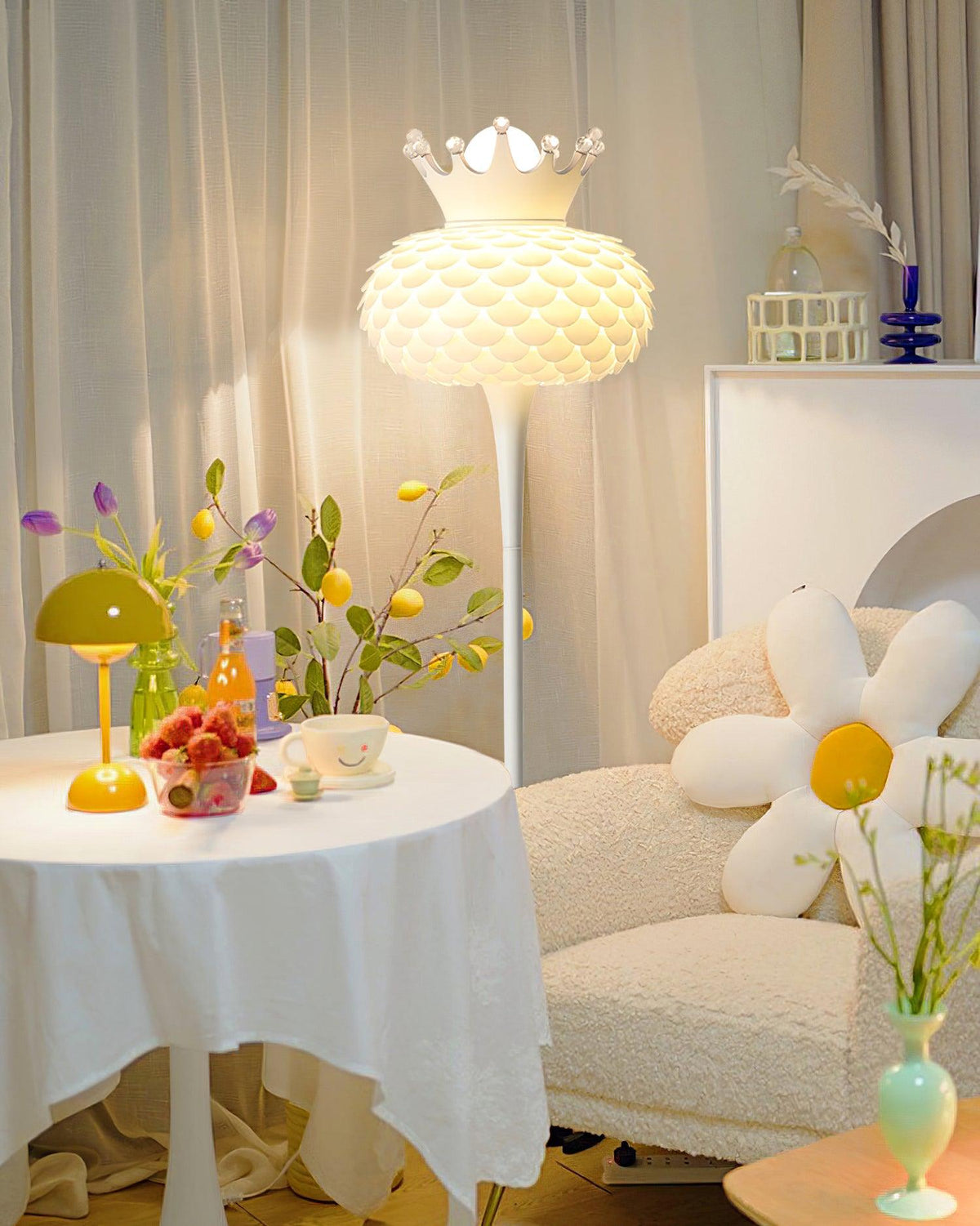 Regal lampada da terra in PVC moderna