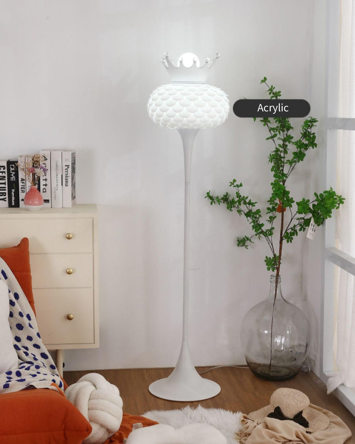 Regal lampada da terra in PVC moderna