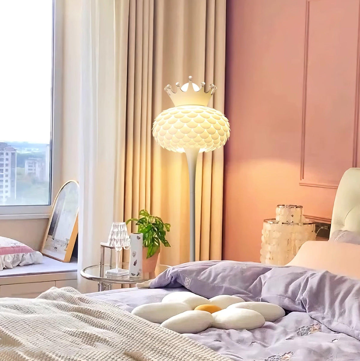 Regal lampada da terra in PVC moderna