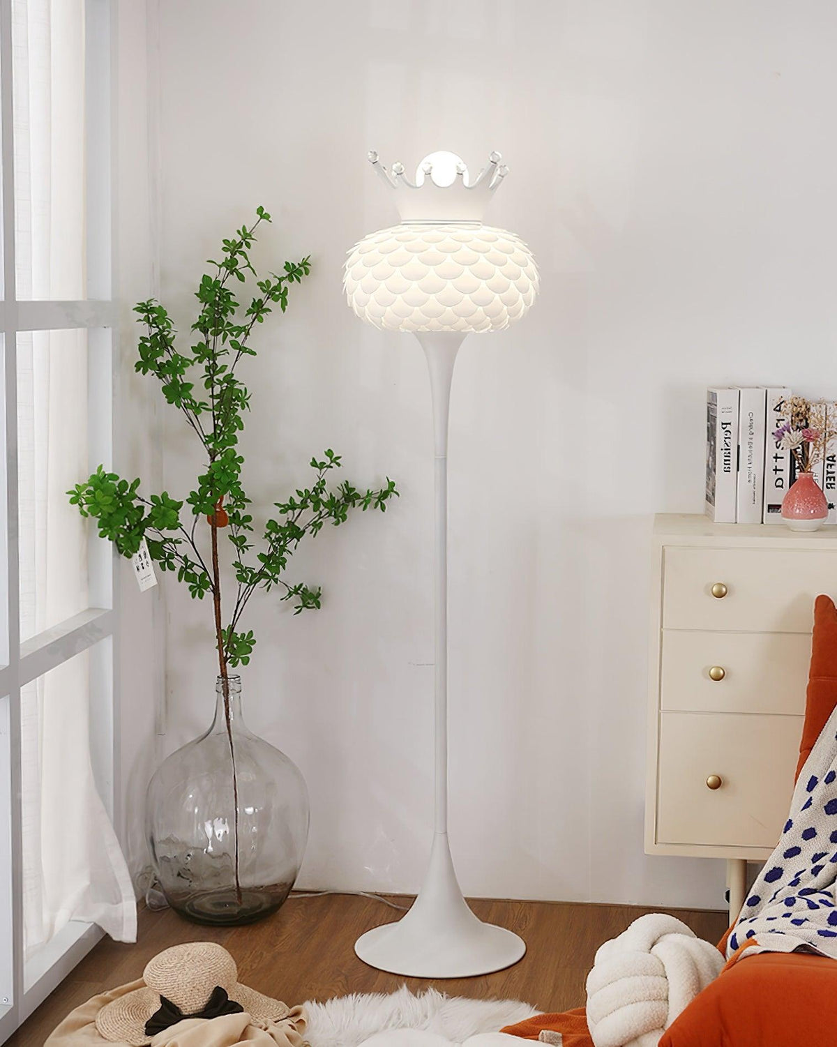 Regal lampada da terra in PVC moderna