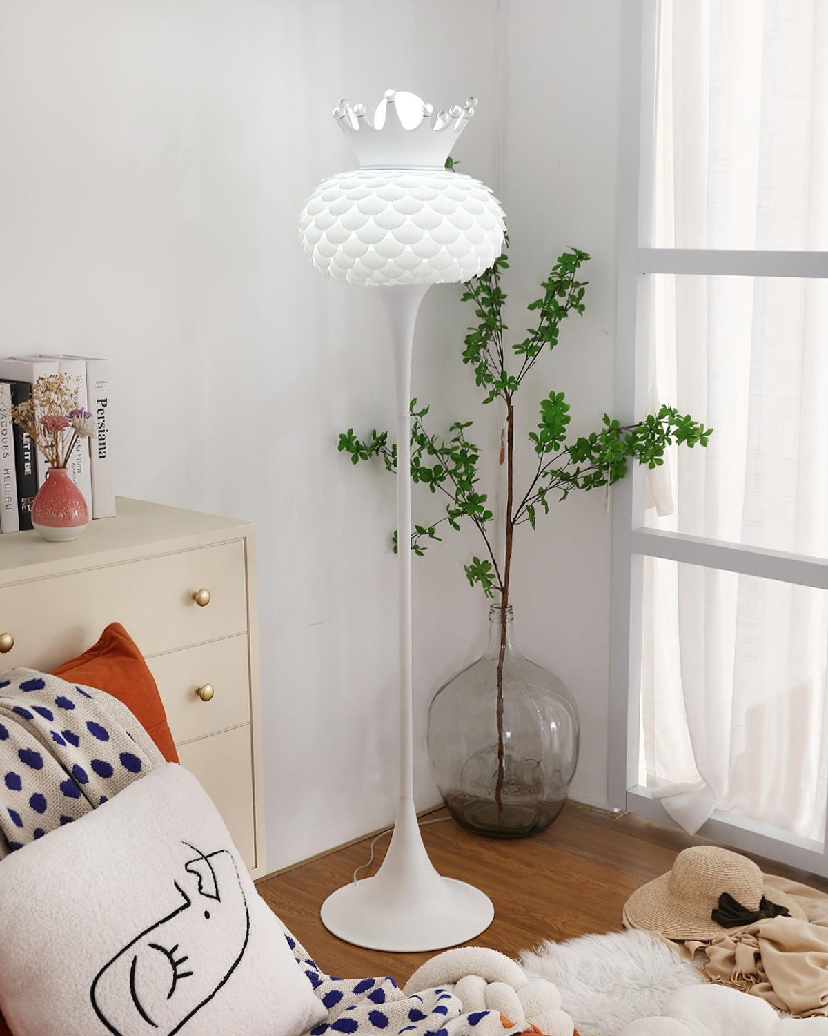 Regal lampada da terra in PVC moderna