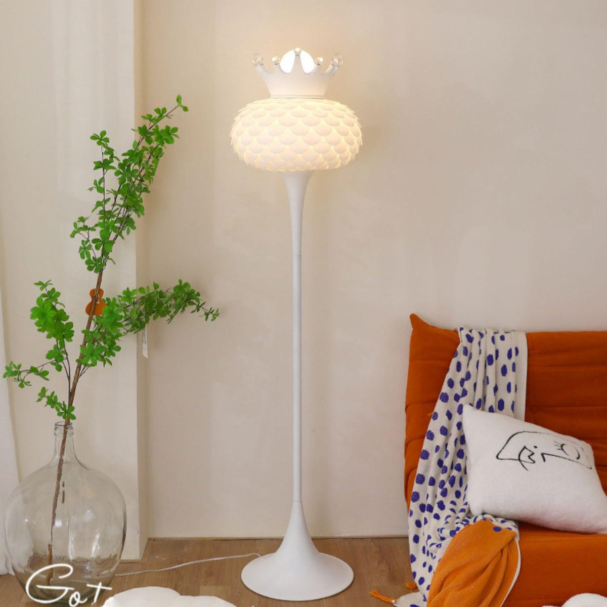 Regal lampada da terra in PVC moderna