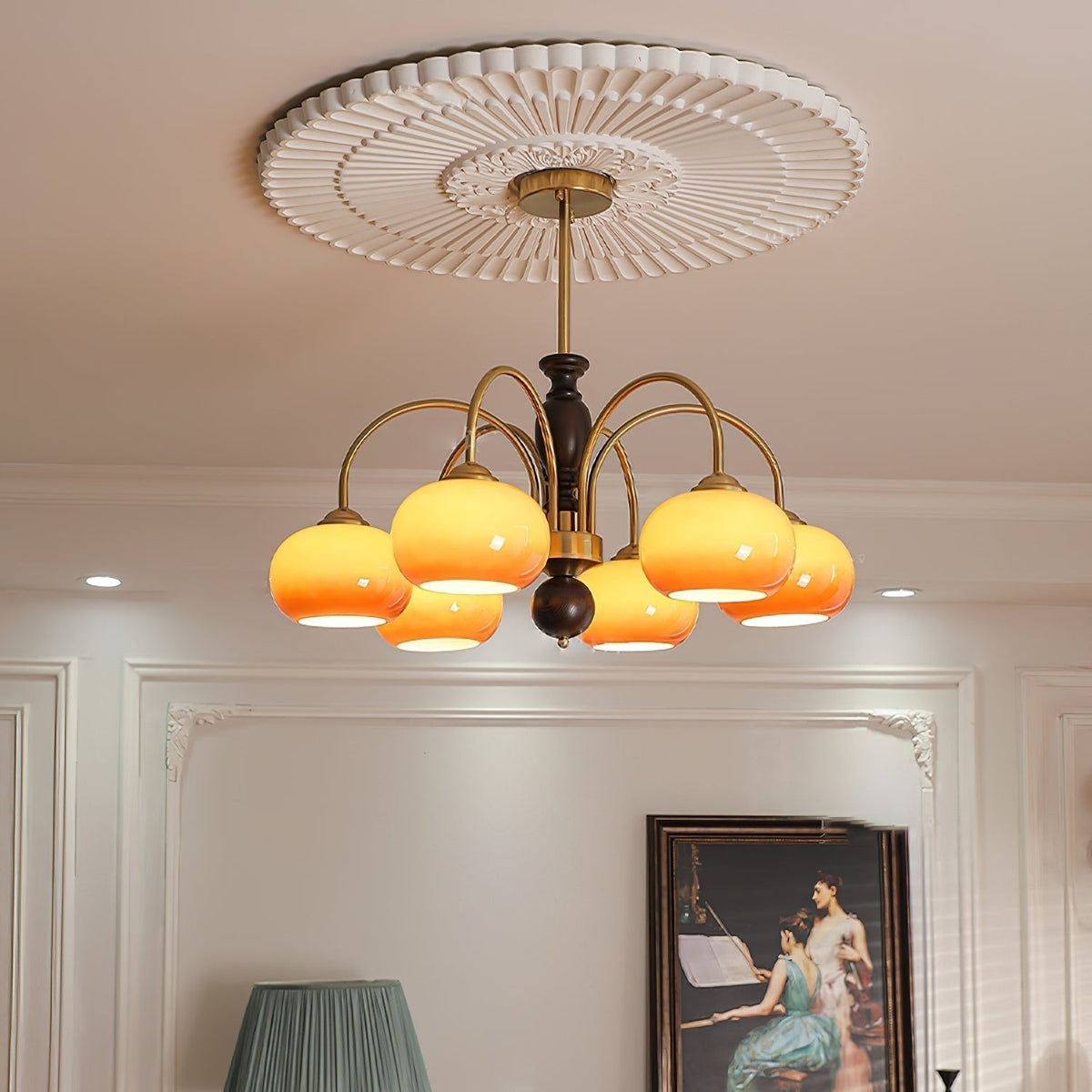 Rivirian lampadario Amberly Arch Bracci Curvi