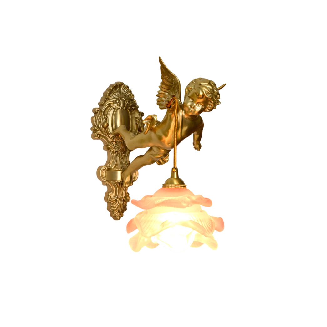 Solange Angel vetro lampada da parete