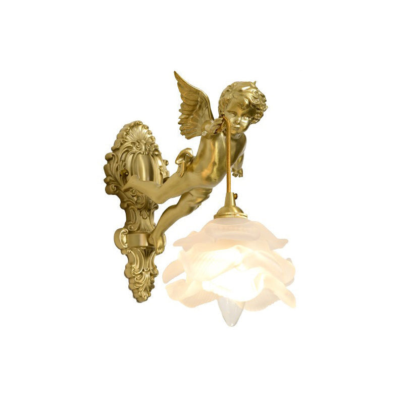 Solange Angel vetro lampada da parete