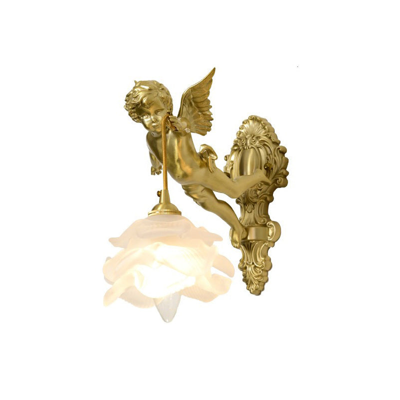 Solange Angel vetro lampada da parete