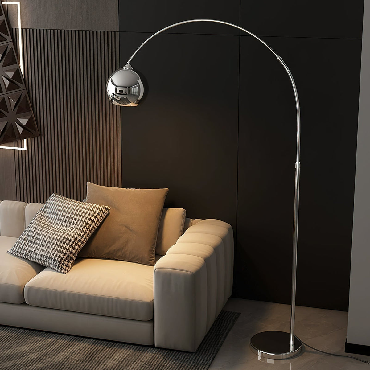 Opal lampada da terra minimalista