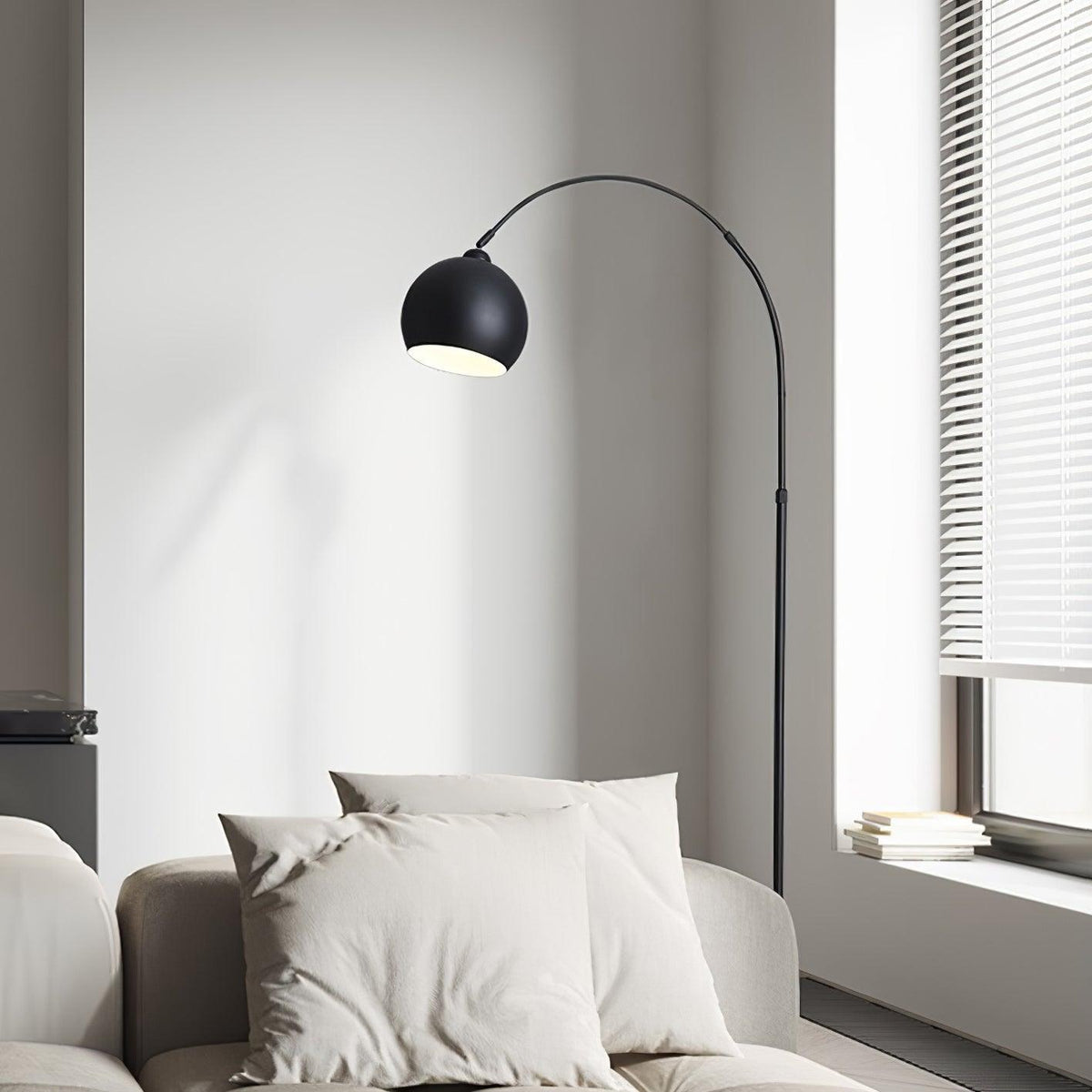 Opal lampada da terra minimalista